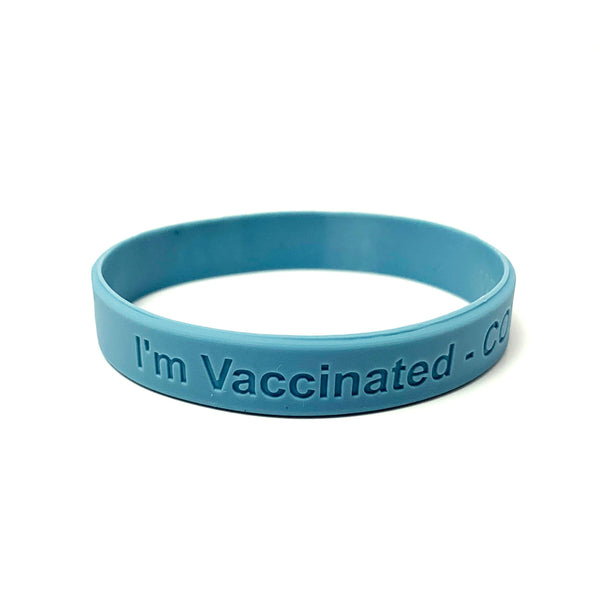 COVID Vaccination Bracelet Wristband - Front